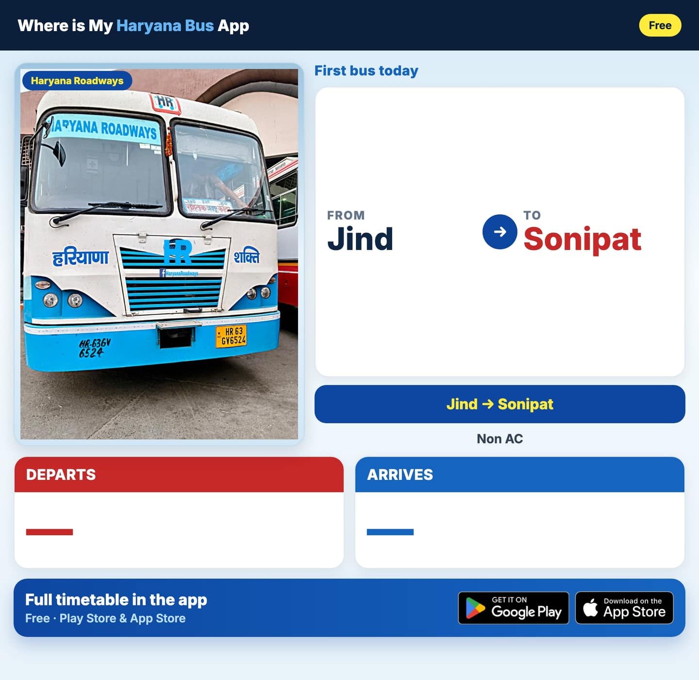 Jind to Sonipat